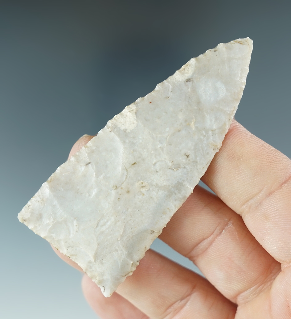 Kinney made from well patinated Chert. Found near Lubock, Texas. Partain and Perino COAs.