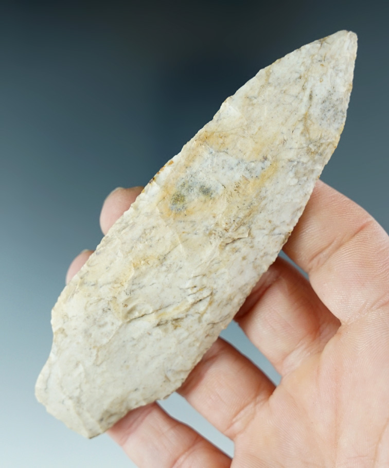 4 3/8" Adena found in Logan Co., Illinois.