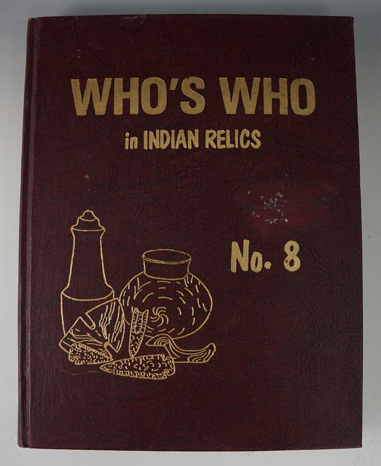 Hardcover book " Who's Who in Indian relics #8 "
