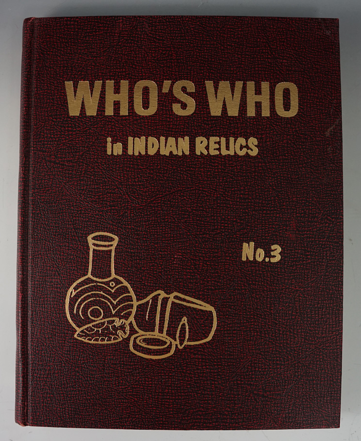 Hardcover book "Who's Who in Indian relics #3" second edition, 1990.