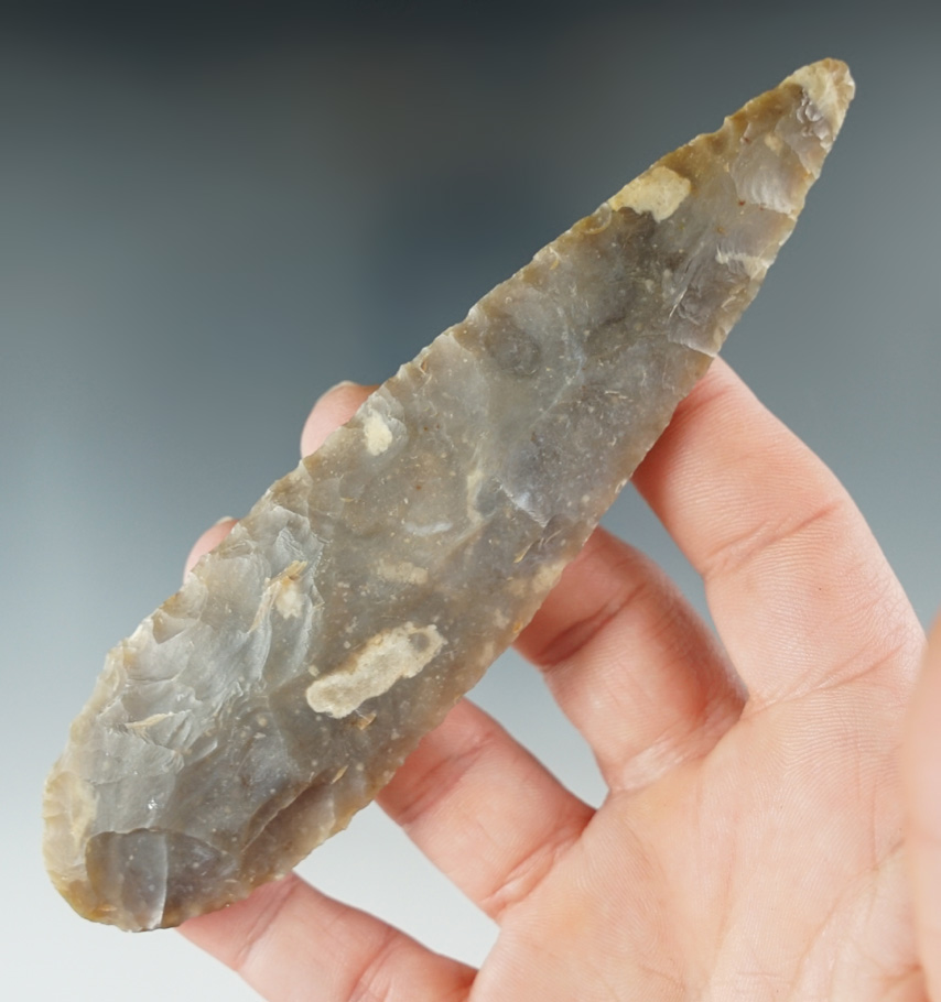 5 3/16" Flint Knife found in Texas. Comes with a Bennett COA.