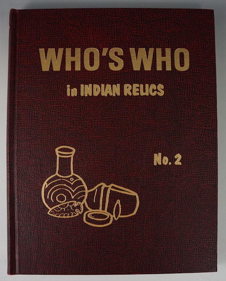 Hardcover book in like new condition "Who's Who in Indian relics #2" third printing.