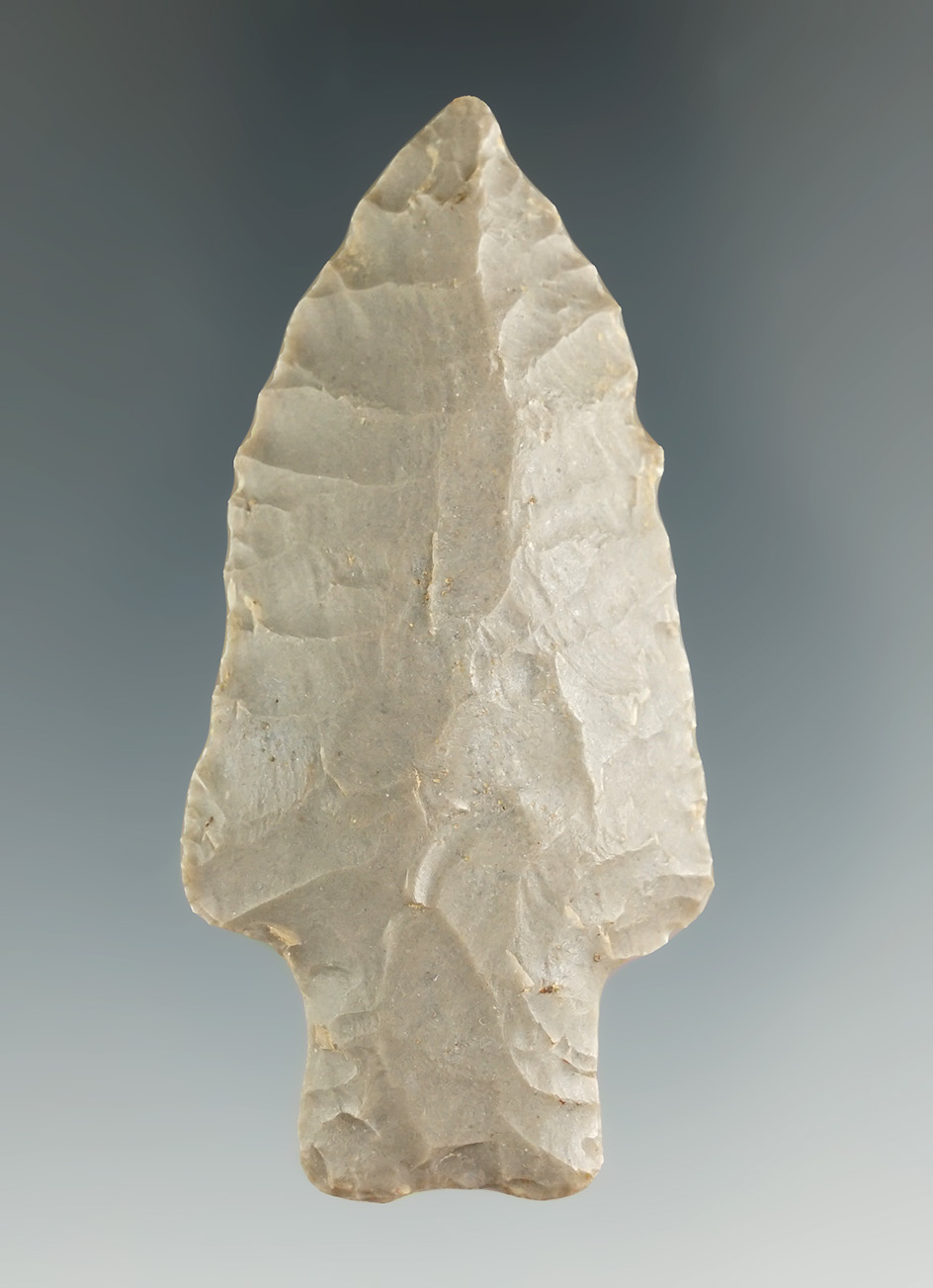 2 9/16" Heavy Duty found along Cave Creek in Dubois Co., Indiana. Ex. Eric Wagner.