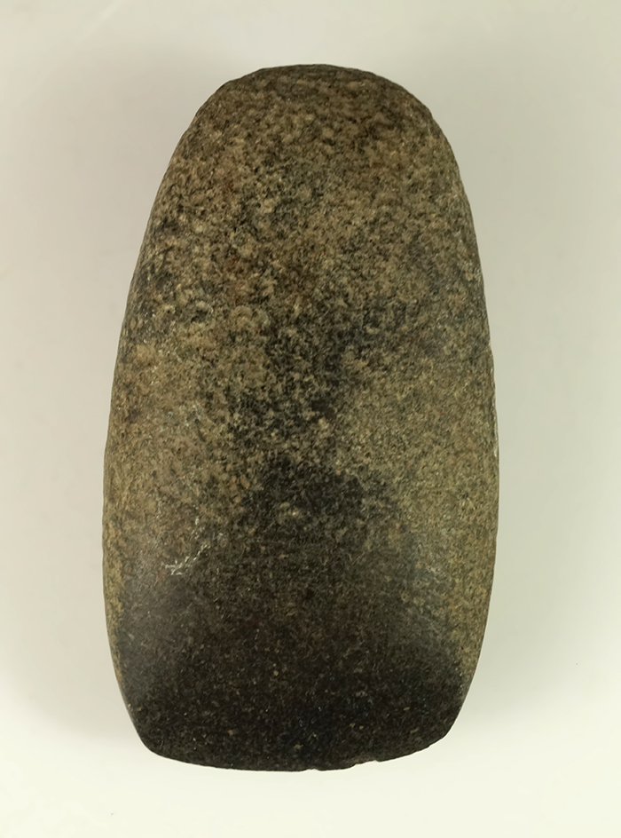 4 7/8" Hardstone Celt with excellent use polish to the bit area found in Ohio.