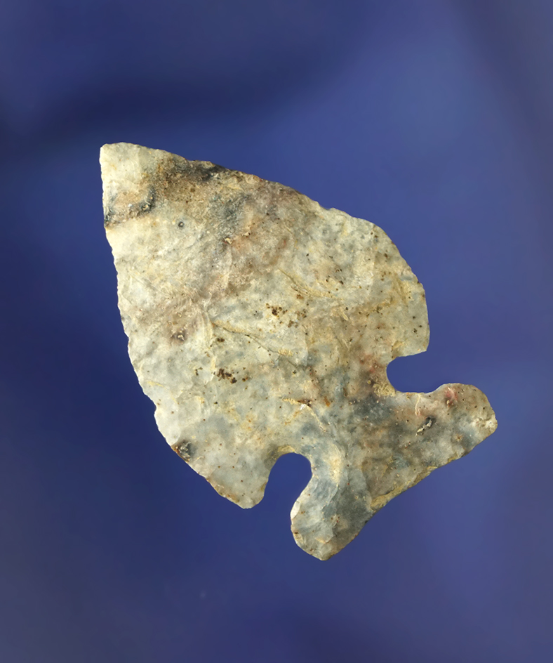 Nicely styled 1 11/16" Coshocton Pentagonal Intrusive Mound - Licking Co., Ohio.