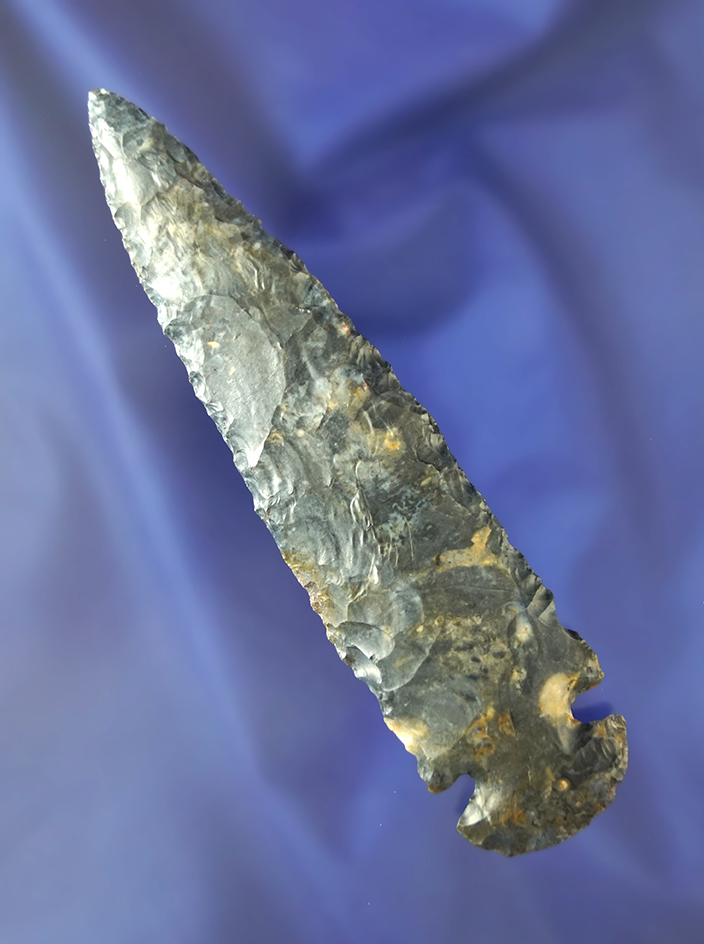 Large and nice classic style Coshocton Flint Dovetail found near Cleves, Ohio.