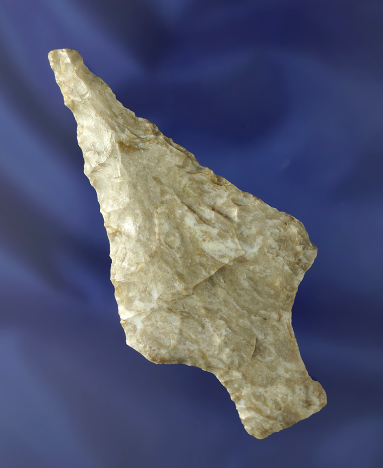 3 1/2" Ashtabula that was heavily resharpened in ancient times found in Lucas Co., Ohio.