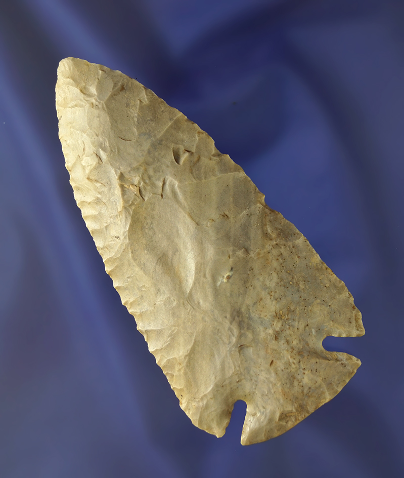 3 3/4" Carter Cave Flint Notched Base Dovetail found in Brown Co., Ohio in very nice condition.