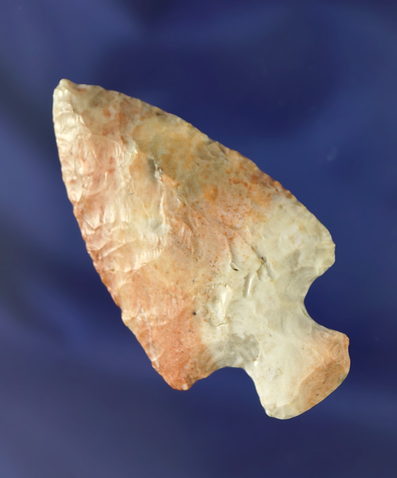 2 3/8" Tablerock found in Ohio made from colorful Flint Ridge Flint. Bennett COA.