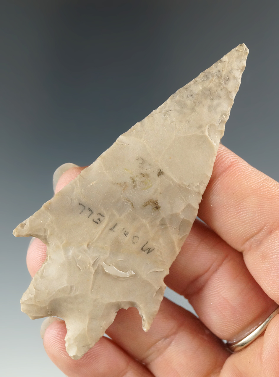 3 1/4" Pedernales found in Central Texas that is fine and thin.