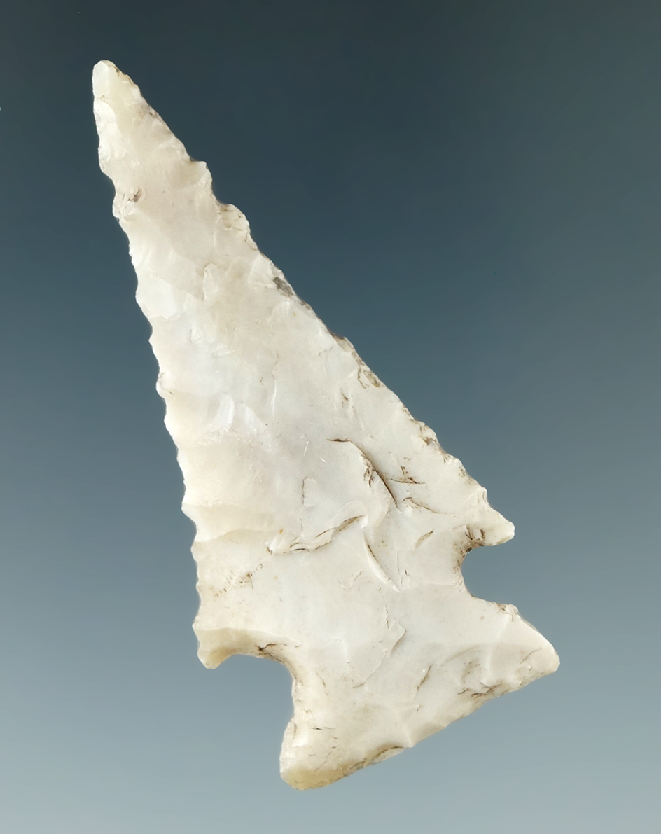 2 1/8" Ensor point found in Texas.