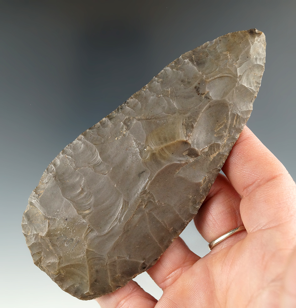 4 5/8" Hornstone Cobbs Blade found in Central Indiana.