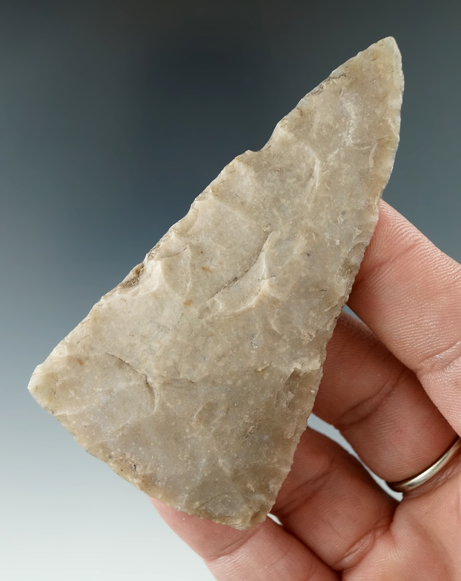 3 3/16" Flint Blade found in Texas.