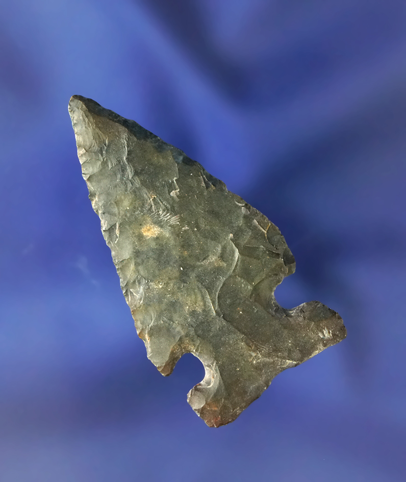 1 3/4" Intrusive Mound Point found in Delaware Co., Ohio.