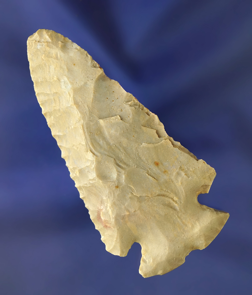 3" Notched Base Dovetail made from Carter Cave Flint and found in Scioto Co., Ohio.