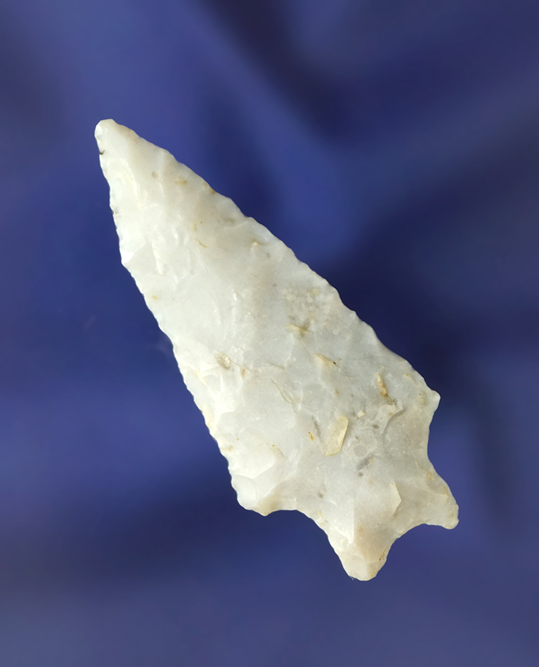 1 15/16" Small Stem Bifurcate - Flint Ridge - found by Jake Bikar in Richland Co. Ohio.  Ex. Hooks
