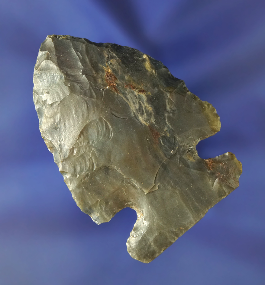 2 1/2" Side Notch found in Richland Co., Ohio.  Ex. Sauer.