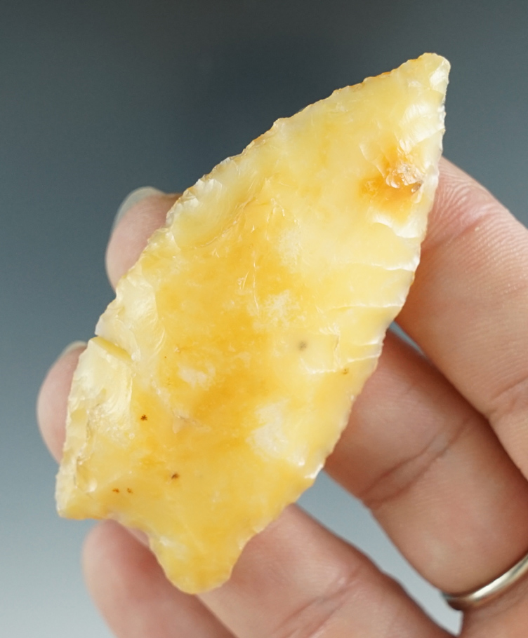 2 1/2" Pinto Basin made from Agate. Found by Norma Berg of Ellensburg, Washington. Bennett COA