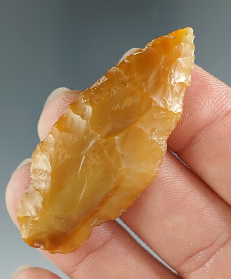 2 1/16" Gatecliff - Carnelian Agate. Found along the Columbia River, Washington. Bennett COA