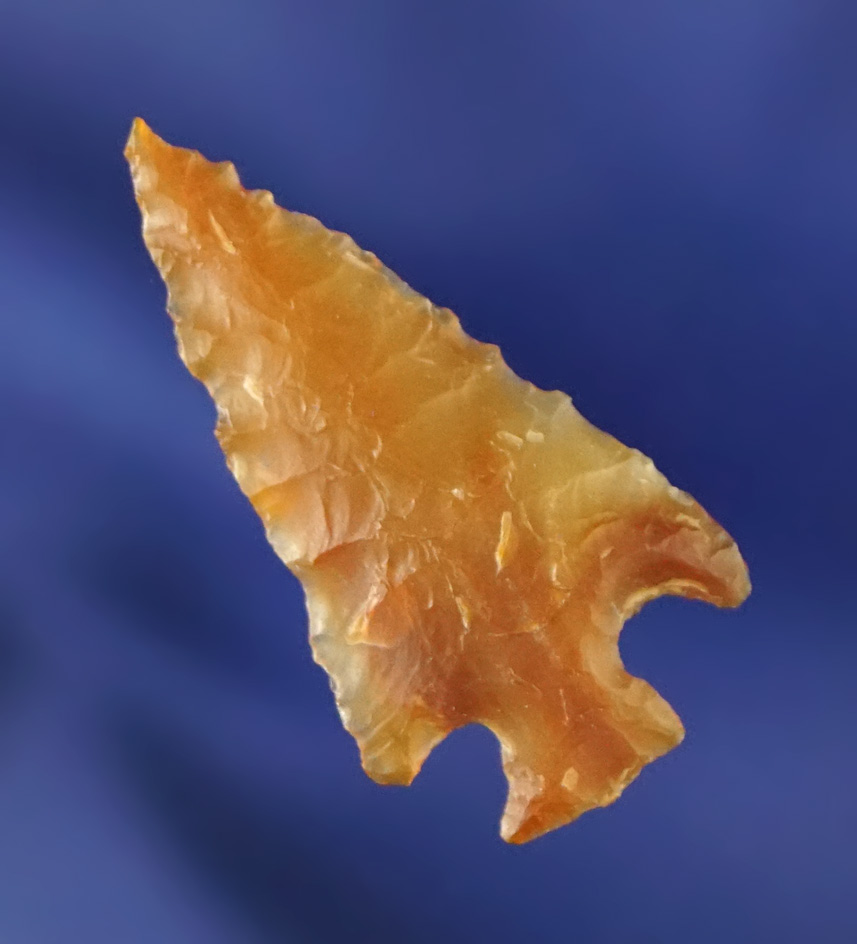 1 1/8" Columbia Plateau made from attractive semi translucent honey colored Agate