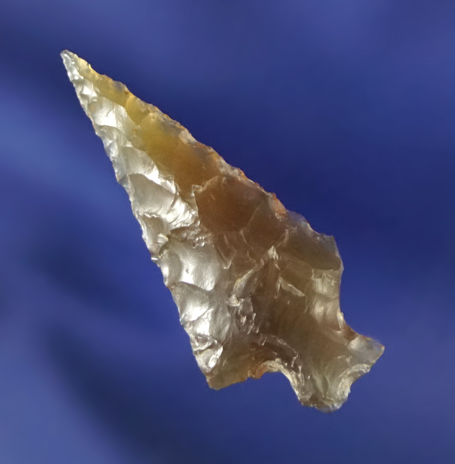 2 5/16" Obsidian Humboldt found in Oregon.