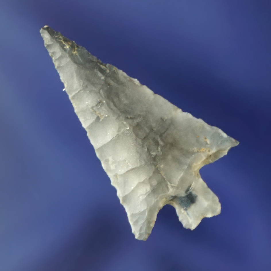 Thin and well flaked 1 1/16" Columbia Plateau Split Stem  found near the Columbia River.