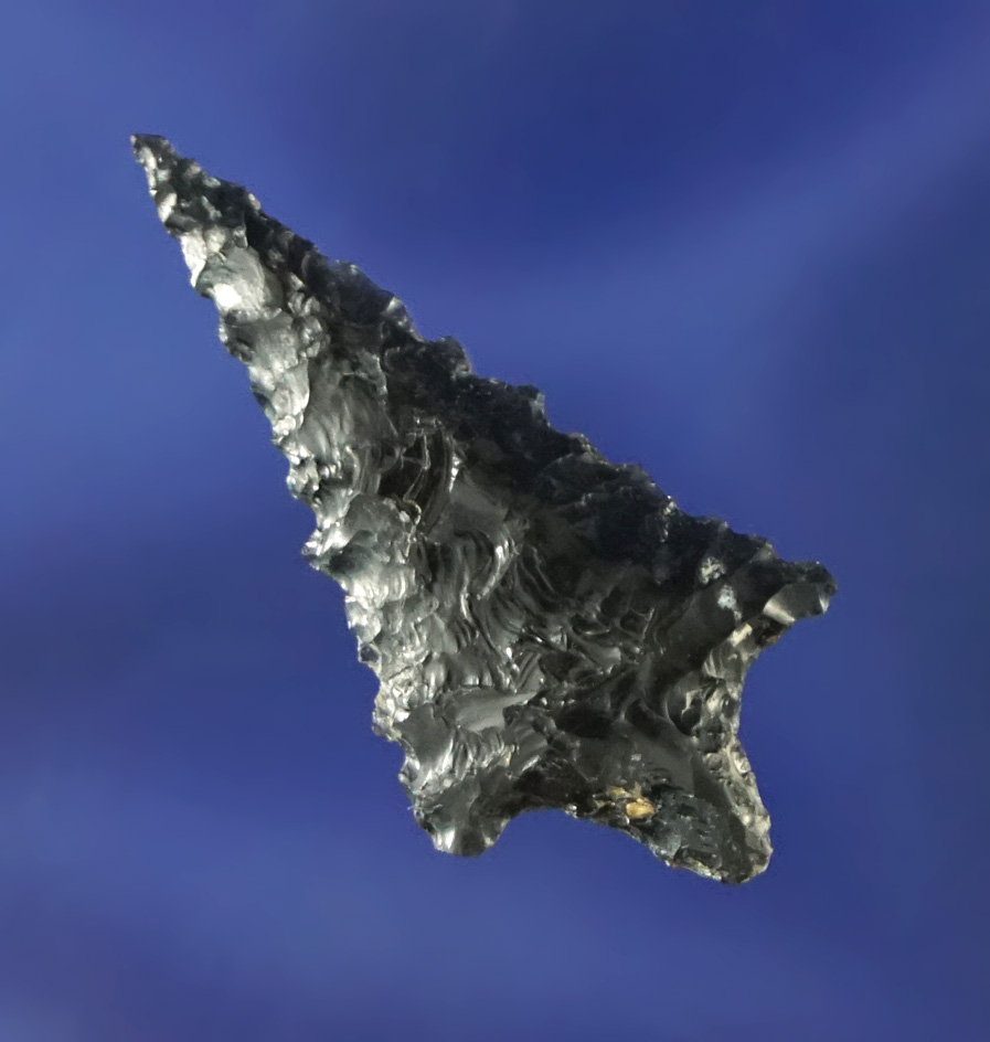 1 3/16" Obsidian Rabbit Island found in Oregon.