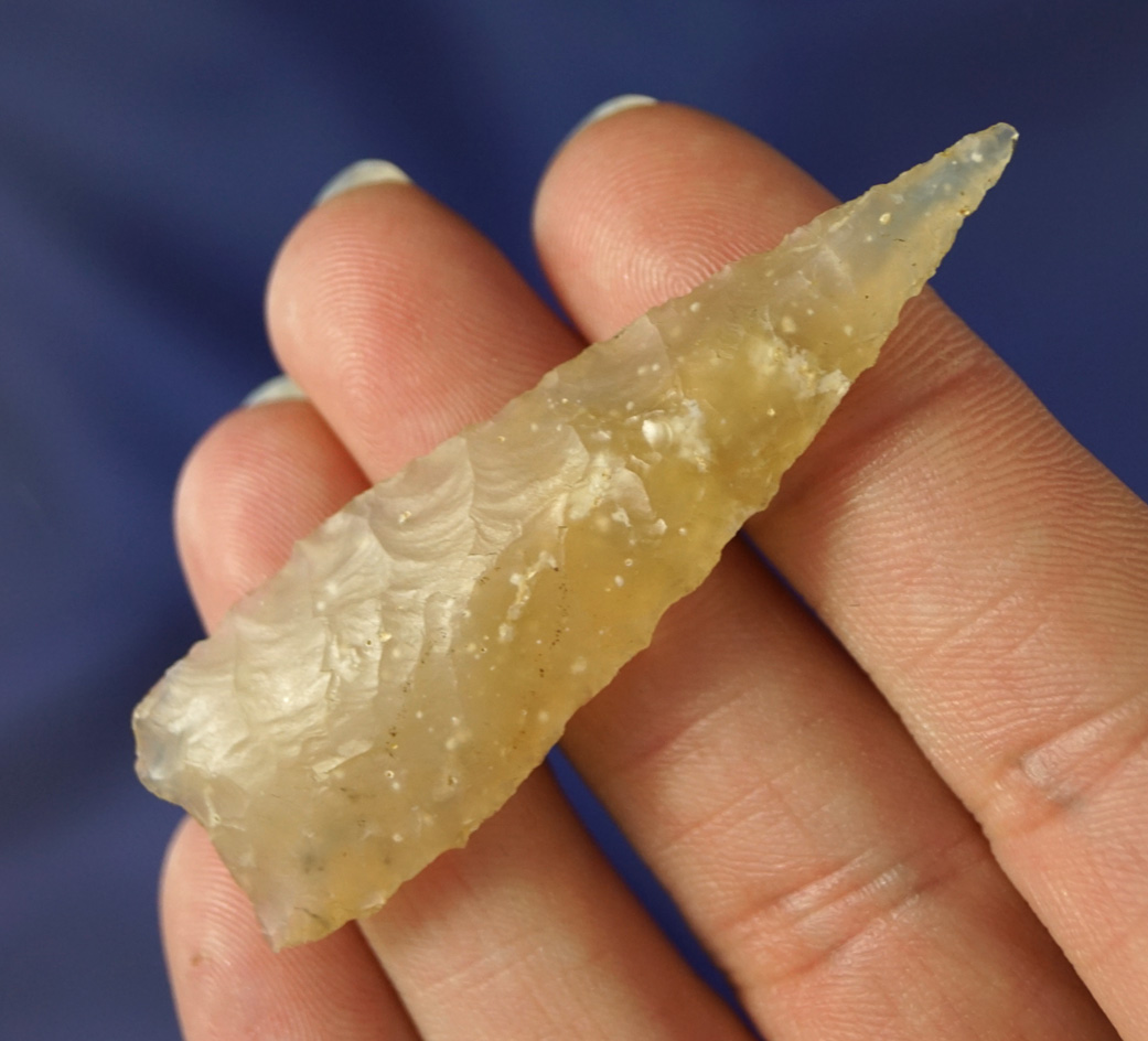 Exceptional material! 2 7/16" Humboldt made from highly translucent Agate - Columbia River.