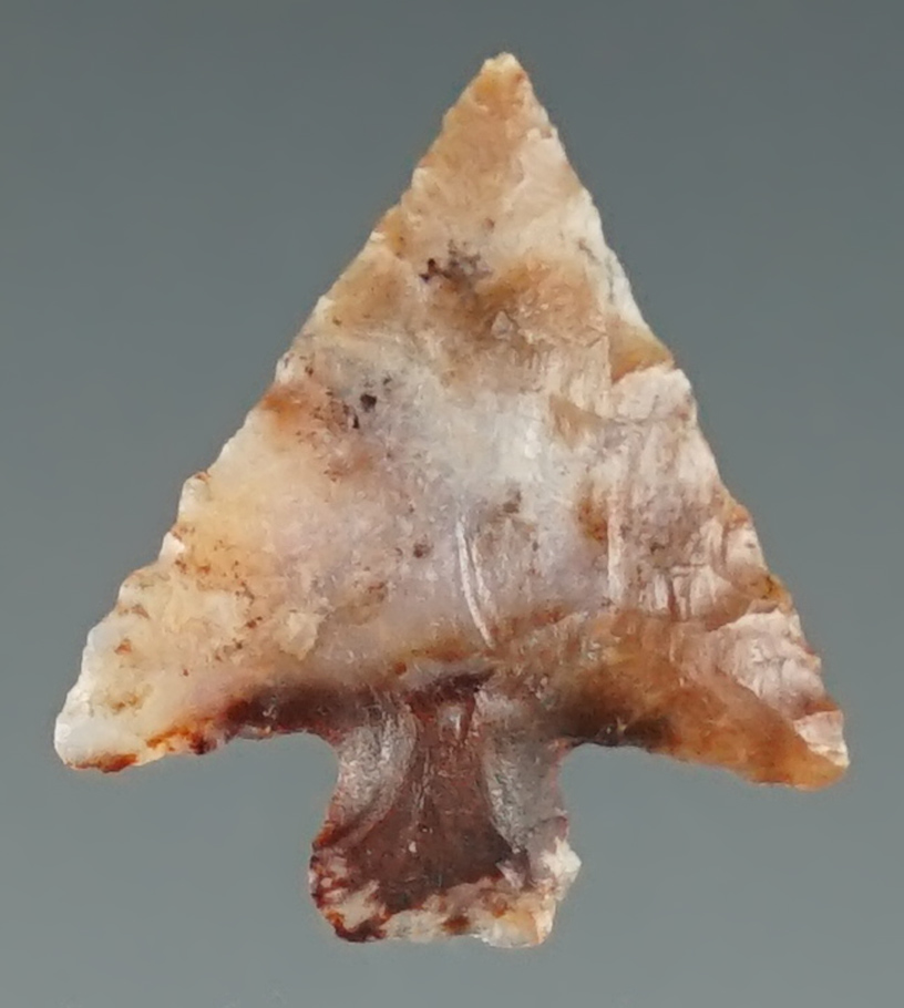 3/4" Wallula made from gray and brown Jasper. Found near the Columbia River, Oregon.