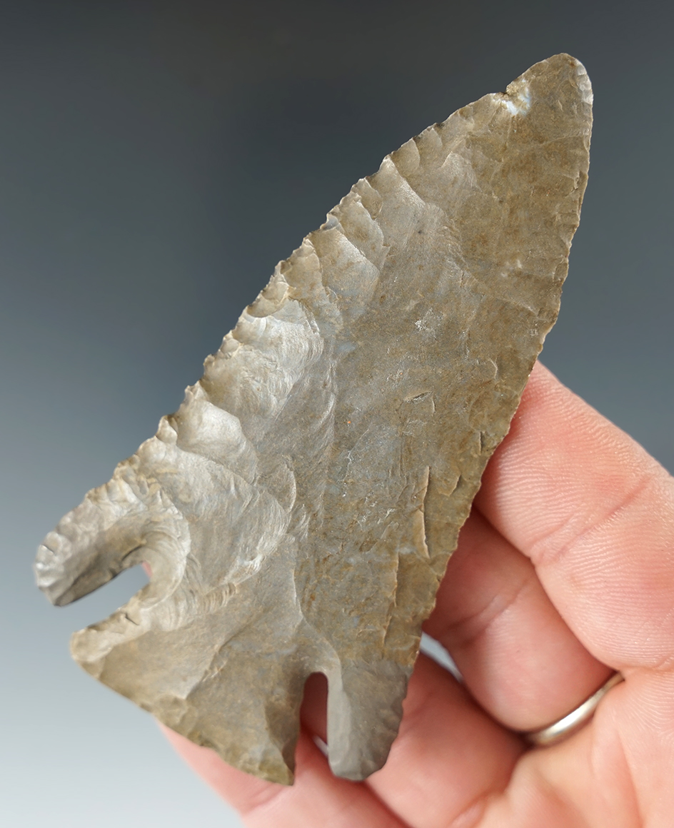 3 1/2" Lost Lake with restoration to both ears found in Kentucky.