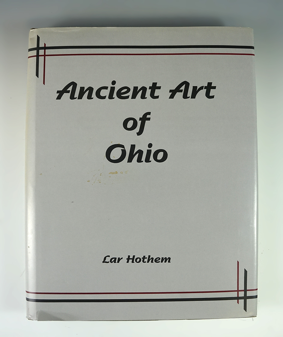 Hardcover book with dust jacket: Ancient Art of Ohio by Lar Hothem.