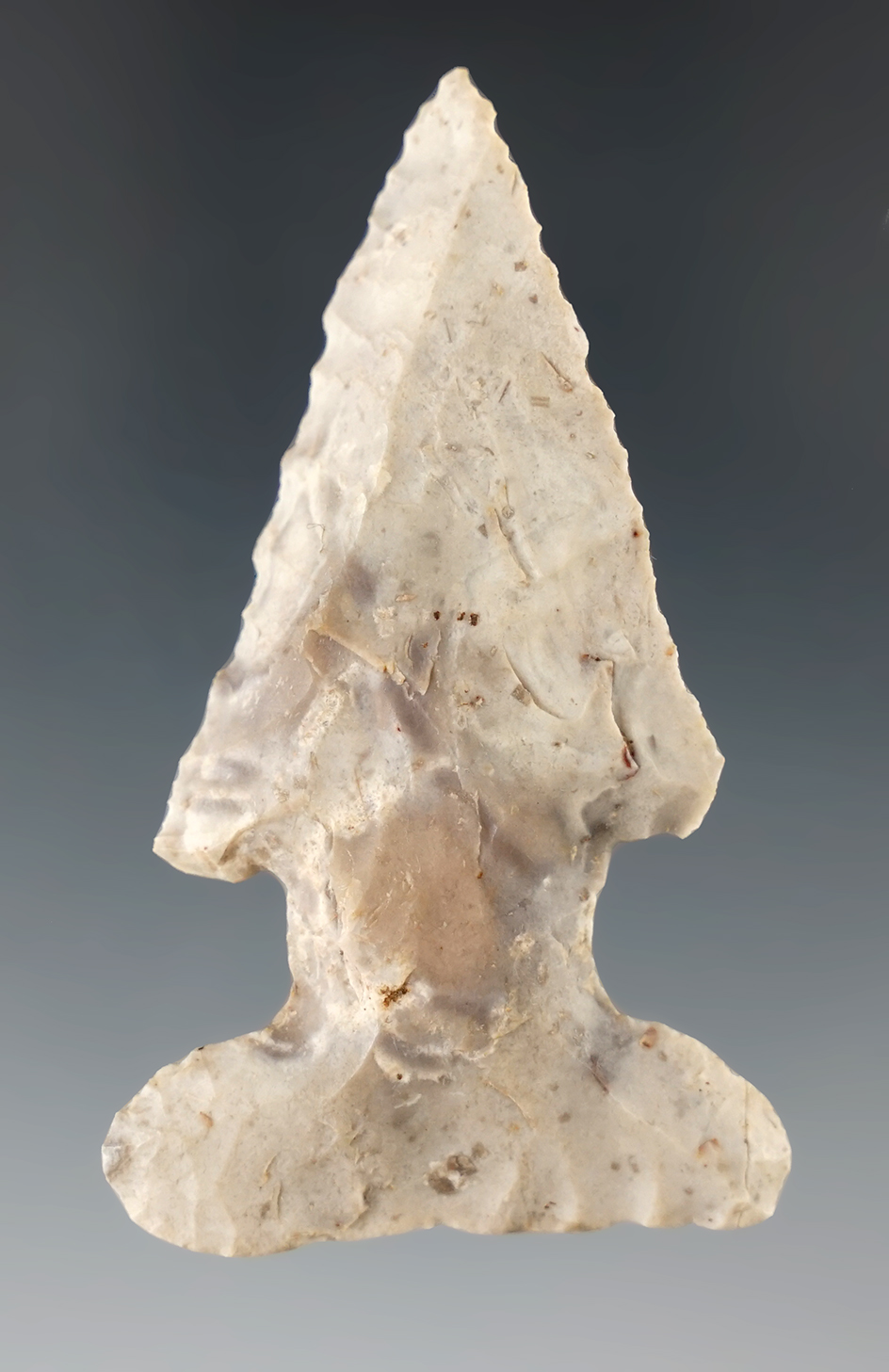 2 7/16" Archaic Thebes Bevel found in Illinois. Comes with a Davis COA.