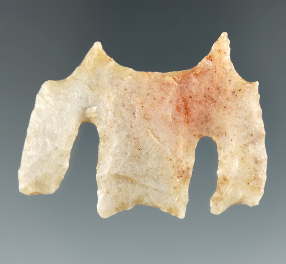 Sale highlight! Exceptionally unique 1 1/2" by 1 15/16" Calf Creek Eccentric. Grayson Co., Texas.