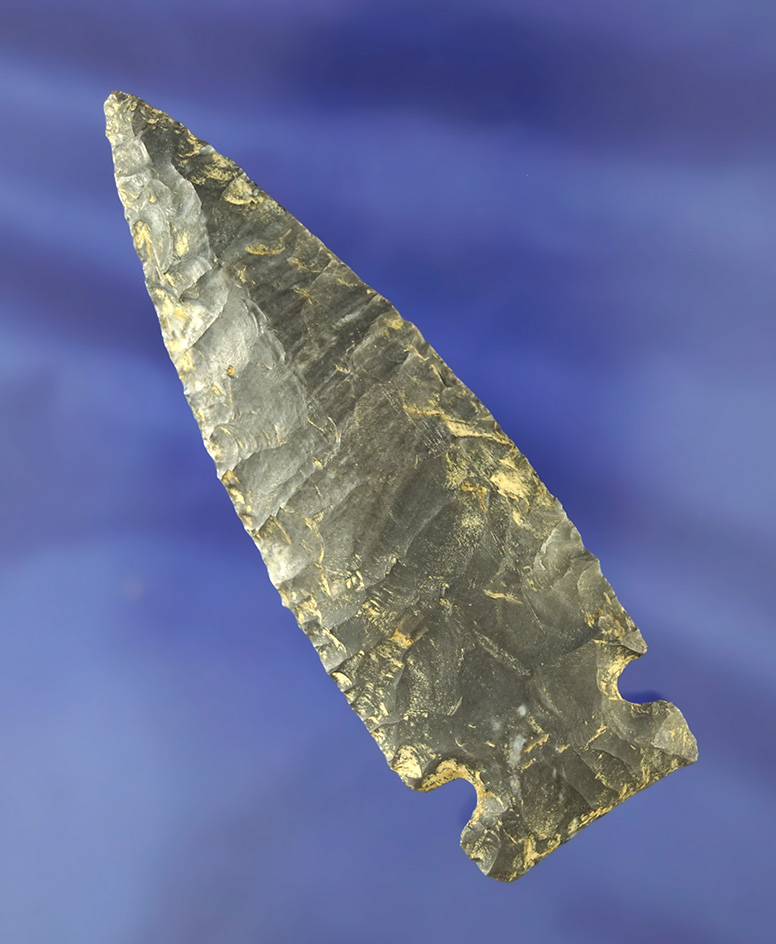3 13/16" Archaic Sidenotch - Fort Payne chert found in Christian Co.,  Kentucky.  Bennett COA.