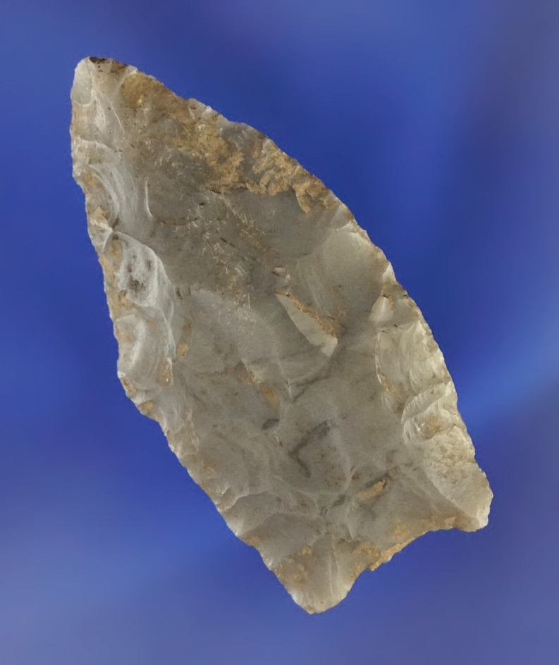 2 1/16" Paleo dart point found in Williams Co.,  Ohio.