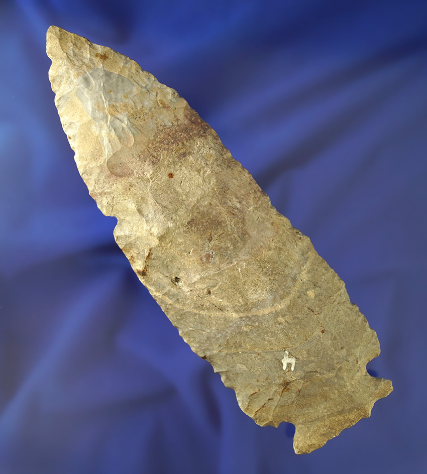 Exceptionally large 7 9/16" Cornernotch Knife with a restored break at the mid section - Ohio.