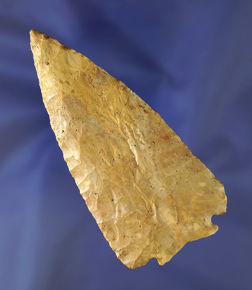 4" Decatur Fracture Base made from Carter Cave Flint found in Brown Co.,  Ohio.