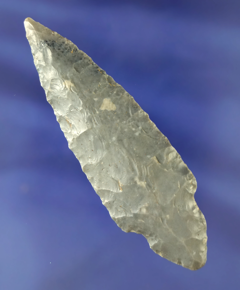 3 3/8" Turkeytail-Harrison found in central Kentucky. Made from high-quality Sonora.  Dickey COA.