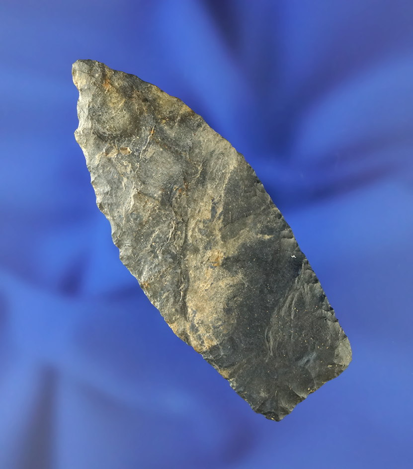 2 13/16" Paleo Lanceolate  made from nicely patinated Coshocton Flint found in Richland Co.,  OH.