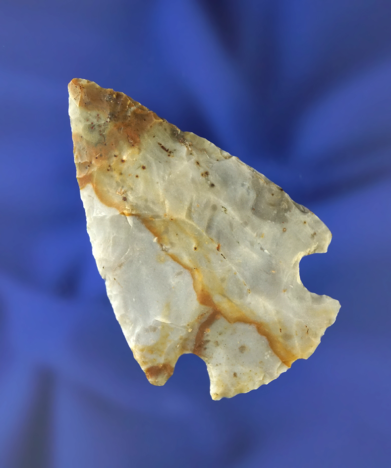 2 3/8" Flint Ridge Flint Hopewell found in the 1920s by T. Stevens.