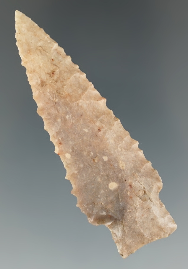 2 15/16" Darl found in Coryell Co., Texas. Ex. F.J. Klecka Collection. William German COA.