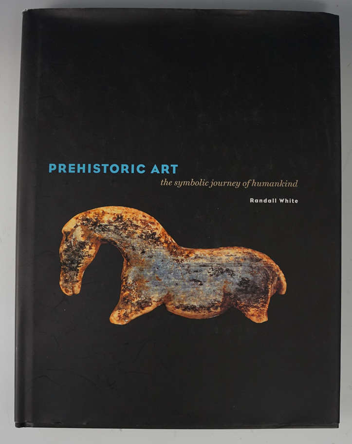 Hardback Book: Prehistoric Art - the symbolic journey of humankind by Randall White. Full color.
