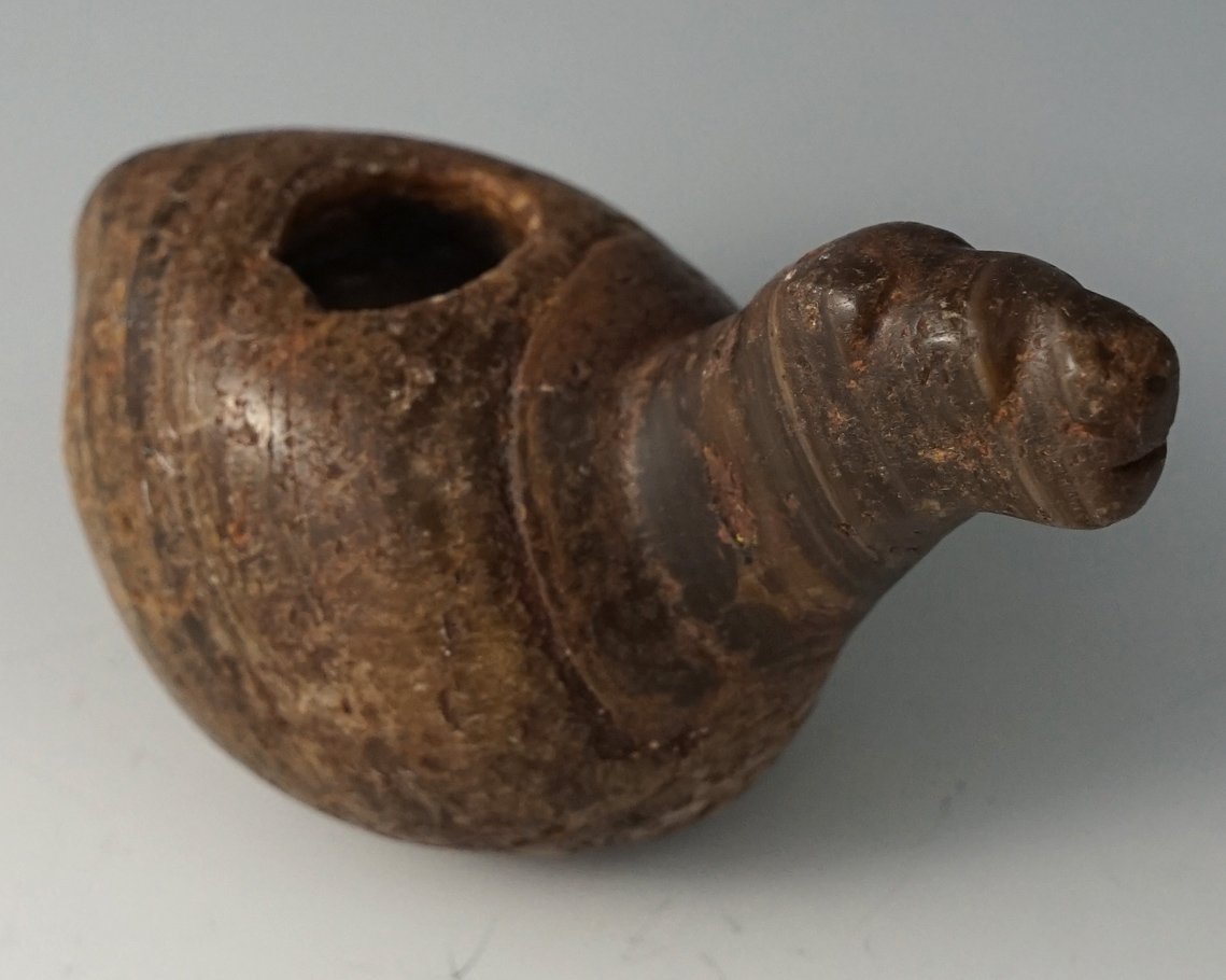 4 1/4" llama Canopa made from attractive Hardstone that is well patinated. Found in Peru.