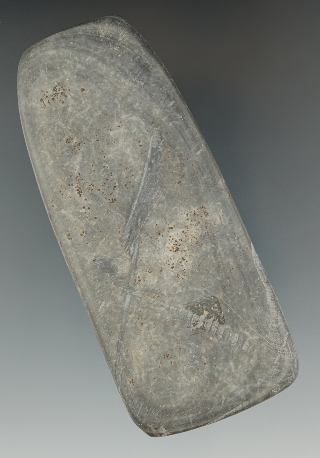 4 3/16" Undrilled Glacial Slate Pendant that was a field find in northern Ohio.