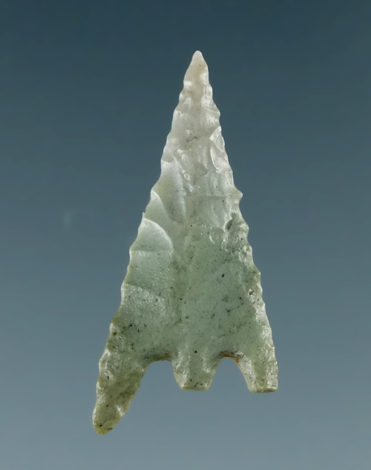 Beautiful 1 1/8" Gunther made from green Franciscan Chert found in Oregon.