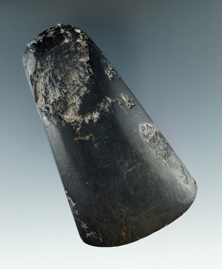 3 11/16" Nephrite Adze with a nicely styled bit in very good condition found in Washington.