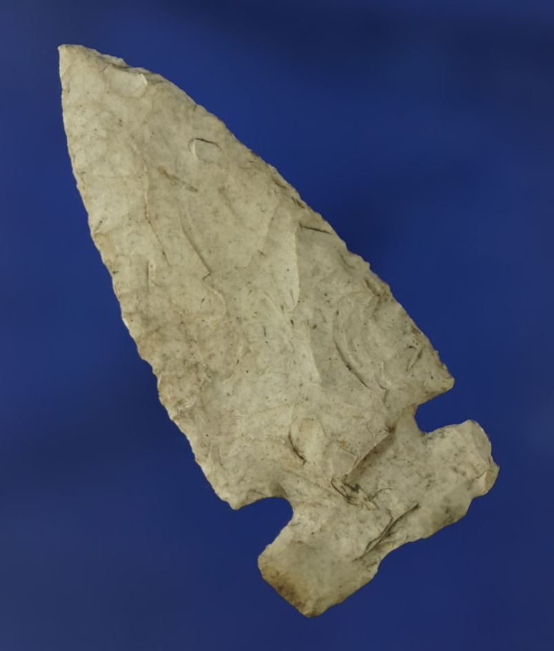 1 15/16" Intrusive Mound Sidenotch point found in Ohio.