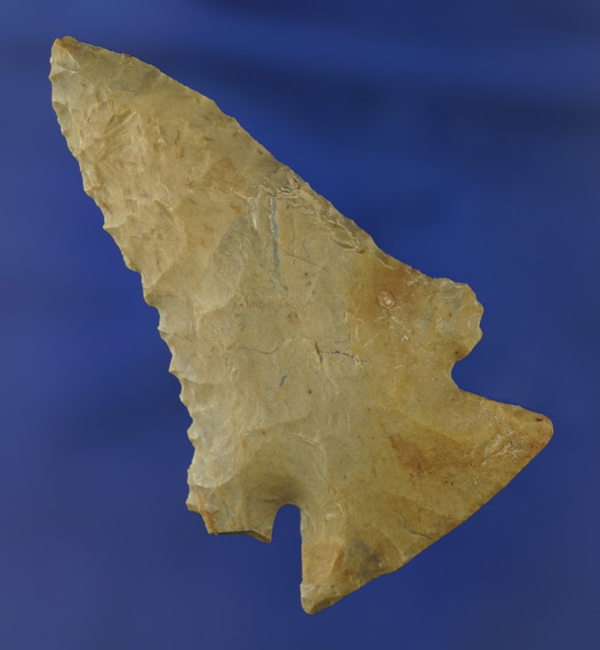 2 5/8" Archaic Cornernotch found in southern Ohio.