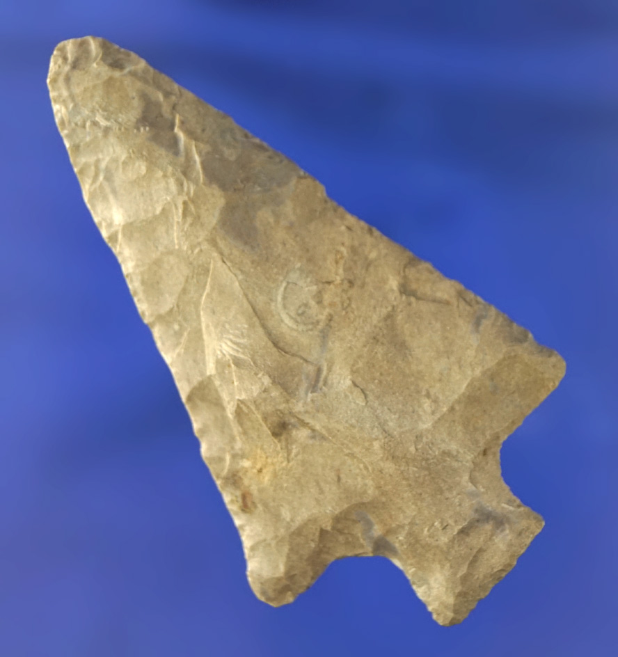 2 3/4" Stemmed point found in Kentucky.