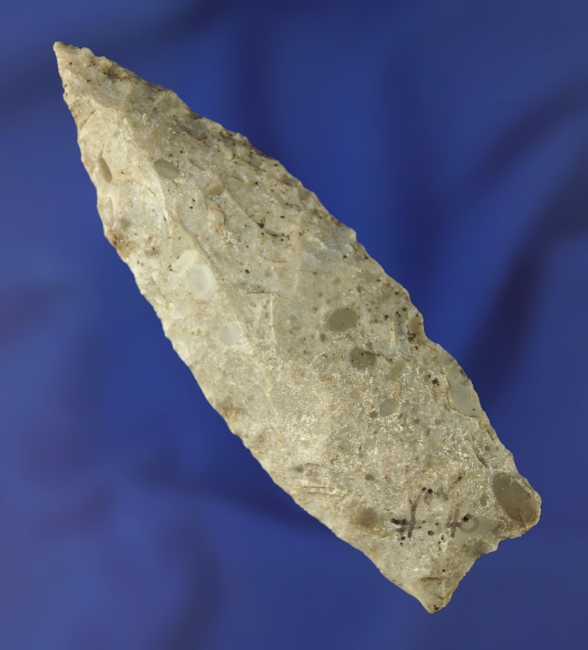 3 1/2" Sedalia found in central Missouri. Comes with a Dickey COA.